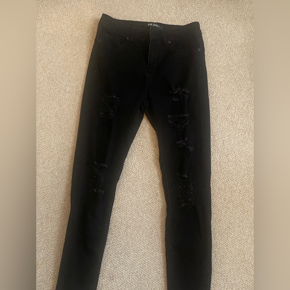 black skinny jeans